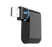 Hub USB sans Fil avec Plusieurs rallonges en ABS, de données Multi-Ports, hub de Transmission de Vitesse sans Fil pour Clavier PC pour