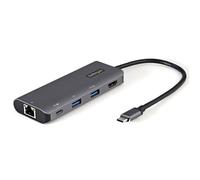 Hub USB - Startech - DKT31CHPDL - 3 Ports - Couleur Noir - Ethernet RJ-45