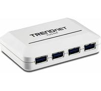 Hub USB Trendnet TU3-H4 blanc