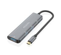 Hub USB Type-C Aisens A109-0762/ 3xUSB/ 1xUSB Type-C/ Gris