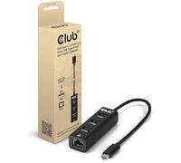 Hub USB Type-C - CLUB 3D - CSV-1549 - 3 Ports USB-A - Gigabit Ethernet - Design Compact
