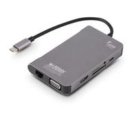 Urban Factory Hub USB-C 10 en 1 Multi-écran 100 W Gris
