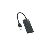 Hub USB v3 3.0 4 Ports Avec Alim Noir 5V2A