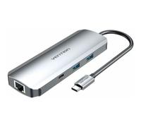 Hub USB Vention TOMHB 100 W Argenté