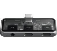 Satechi Mobile XR Hub, Adaptateur USB-C, Charge de 100W, Transfert de Données à 10Gbps, Sortie Vidéo 4K pour Lunettes AR/XR, Jack Audio 3.5Mm - Adaptateur pour Lunettes de Réalité Augmentée