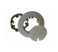 Hubbell RACO 6299 Kit de couvercle rond non métallique Couvercles à deux élévateurs pour boîte de sol 5511, 16,5 cm de diamètre, gris