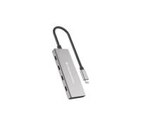 CONCEPTRONIC HUBBIES16G Hub 4 Ports USB 3.2 Gen 2, 10 Gbit/s, USB-C x 4, 100 W USB PD, boîtier en Aluminium