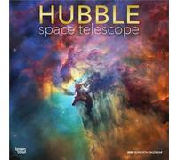 Hubble Space Telescope 2026 12 X 24 Inch (Hanging) Monthly Square Wall Calendar Foil Stamped Cover Plastic-Free