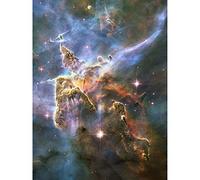 Hubble Space Telescope Landscape Carina Nebula Art Large Art Print Poster Wall Decor 18x24 inch
