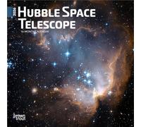 Hubble Space Telescope | Mini calendrier mural mensuel 2026 17,8 x 35,6 cm (suspendu) | BrownTrout | Science Astronomy Technology