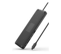 Hubee Mini Max 13-in-1 - Station d'accueil - pour ordinateur portable - USB-C 3.1 x 2 - 13 emplacements - 2 x DP, HDMI - 1GbE - 130 Watt