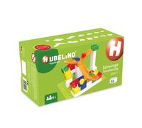 Hubelino #420411 Extension oscillante (46 pièces) pour piste à billes, compatible avec les grands blocs de construction d'autres fabricants, fabriqué en Allemagne