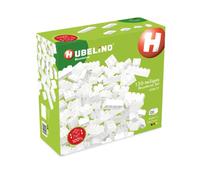 Hubelino #420619 Lot de 120 Blocs de Construction Blancs, compatibles avec Les Grands Blocs d'autres Fabricants, fabriqués en Allemagne à partir de 1,5 Ans