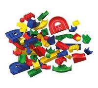 Hubelino - circuit à billes à monter - À partir de 4 ans - compatible avec Duplo - 128 pièces, 420381 - version allemande