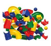 Hubelino Piste en marbre – jeu d'éléments 55 pièces Multicolore