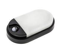 Huber Applique murale et plafonnier LED ovale 10 W 700 lm 18 LED Blanc lumière du jour IP44