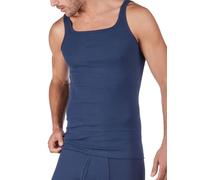 HUBER Herren Achselshirt Tricot, Bleu Marine (0386), M Homme