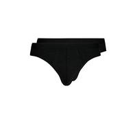 Huber Homme Mike Brasil Slip 2er Pack Bikini Not Applicable, Noir (Schwarz 7665), XXX-Large