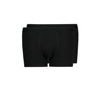 HUBER Marc Pant 2er Pack Shorty, Noir, L (Lot de 2) Homme