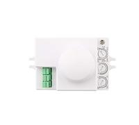 HUBER Motion 55HF Détecteur de mouvement radar pour intérieur 360° - Détecteur de mouvement encastré LED - Détecteur de mouvement encastrable - Technologie 3 fils