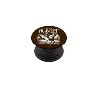 Hubert Hubertus Saint Patron des Chasseurs cerf catholique PopSockets PopGrip Adhésif