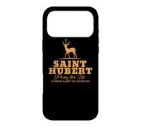 Hubert Hubertus Saint Saint des Chasseurs de cerf catholique Coque pour iPhone 17 Pro Max
