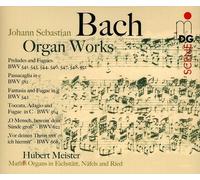 Johann Sebastian Bach Johann Sebastian Bach: Organ Works (CD) Album