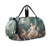 Hubert Robert Sac de voyage avec compartiment à chaussures pour fille Motif paysage, Fran?ois Boucher imprimé rococo Vénus, Classique