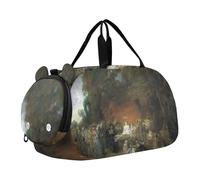 Hubert Robert Sac de voyage avec compartiment à chaussures pour fille Motif paysage, Imprimé Jean-Antoine Watteau, Classique