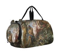 Hubert Robert Sac de voyage avec compartiment à chaussures pour fille Motif paysage, Rubens Pythagore Végétarisme, Classique