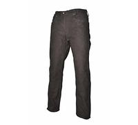 Hubertus Pantalon en cuir 5 poches Marron foncé - Marron - 40