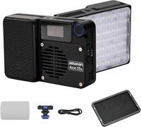 HUBI-Ace 25X Pocket Bi-Color On-Camera Mini Video Light With Control Grid,Magnetic Attraction,App Control,2700K-6500K,Photography Light For Vlog (Charcoal)