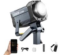 HUBI-Lampe Vidéo,Cl220M Lite 220W Lumière De Studio 5600K Daylight Cri96+ 10,800Lux At 1M Cob Video Light Avec Contrôle App Bowens Mount,Lampe-Vidéo-Lumière-Studio-Photographie