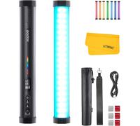 HUBI-Tl30 Tube Lumineux Rgb,Cri 97+ Tlci 99+ Photographie Lumière Led,Trois Modes Rvb,Cct,Hsi Permettent D'Obtenir Jusqu'À 36000+ Couleurs Pour Tournage,Réalisation De Films,Vidéo
