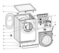 Hublot Complet Aqxgd169heu Rep4 Pour Lave Linge Ariston - C00268023 G