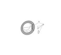 Hublot Complet Hp/ar Wd Cromato Futura Pour Lave Linge - C00291605