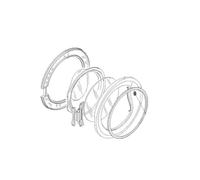 Hublot complet Machine à laver, Lave-linge 41044324 CANDY