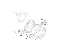 Hublot complet repère 67 Machine à laver Lave-linge 43029254 CANDY