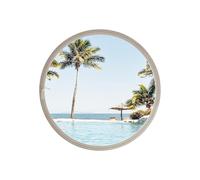 Hublot de Ventilation de Remplacement en Verre trempé Noir 60 cm, pivotant à 360°, en Alliage d'aluminium. Idéal pour Les Bateaux et Les Maisons.