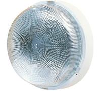 Hublot étanche rond Ebenoid - E27 - Blanc - Polypropylene - 100 W - Extérieur