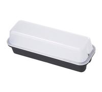 Hublot extérieur rectangulaire noir LED LAP Zelto 4000K IP44 850lm