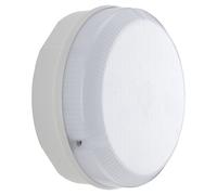 Hublot extérieur rond blanc LED Luceco 4000K IP65 1150lm