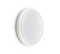 Hublot extérieur rond blanc LED Philips Ledinaire 4000K IP65 1700lm