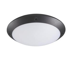 Hublot intérieur et extérieur dôme noir LED Sylvania Start Surface 12W 960lm