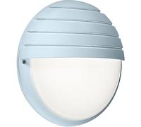 Hublot intérieur et extérieur rond blanc/gris Lébénoïd 10W IP54