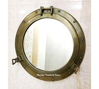 Hublot Miroir rond antique 51 cm Décoration Murale Maison