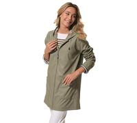 Hublot mode marine - Ciré Imperméable Femme Marin à Capuche effet holographique- Veste de Pluie Coupe-Vent (FR/ES, Alpha/lettres, TTG, Taille normale, Taille normale, Tea)