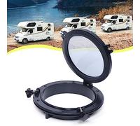 Hublot pour camping-car et bateau rond avec verre trempé, diamètre extérieur 21 cm, design transparent, idéal pour camping-cars et yachts