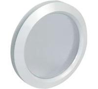 Nicoll Hublot rond décor blanc Ø307 mm – vitrage synthétique martelé incolore, 2 éléments à visser