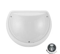 Hublot rond blanc à LED 9W (Eq. 72W) IP54 Diam. 250mm Capteur hyper fréquence